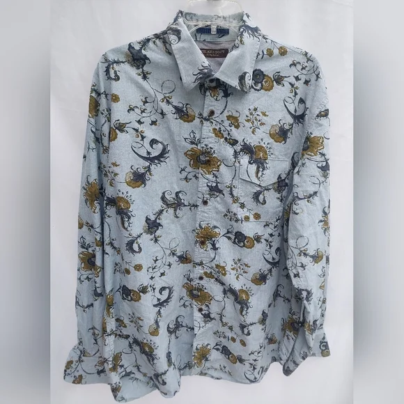 Tommy Bahama "Island Soft" L/S Button Down Shirt XL 100% Cotton - Picture 1 of 8